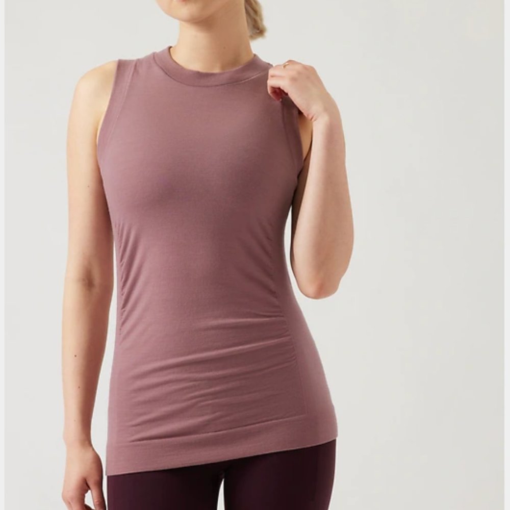 Foresthill Ascent Seamless Tank - XS Dark Sugarplum Mauve